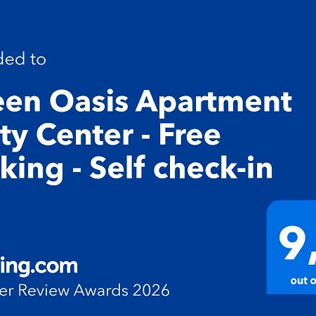 Oasis - Center - Free Parking - Self Check-in Appartement *