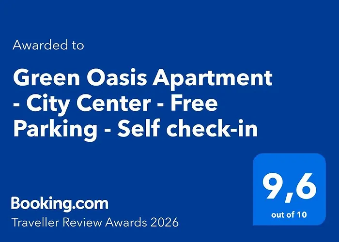 Oasis - Center - Free Parking - Self Check-in Appartement *